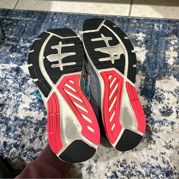 Nike Dart X PolySorb Gray & Blue Tennis Shoes Size 8 - Picture 12 of 13